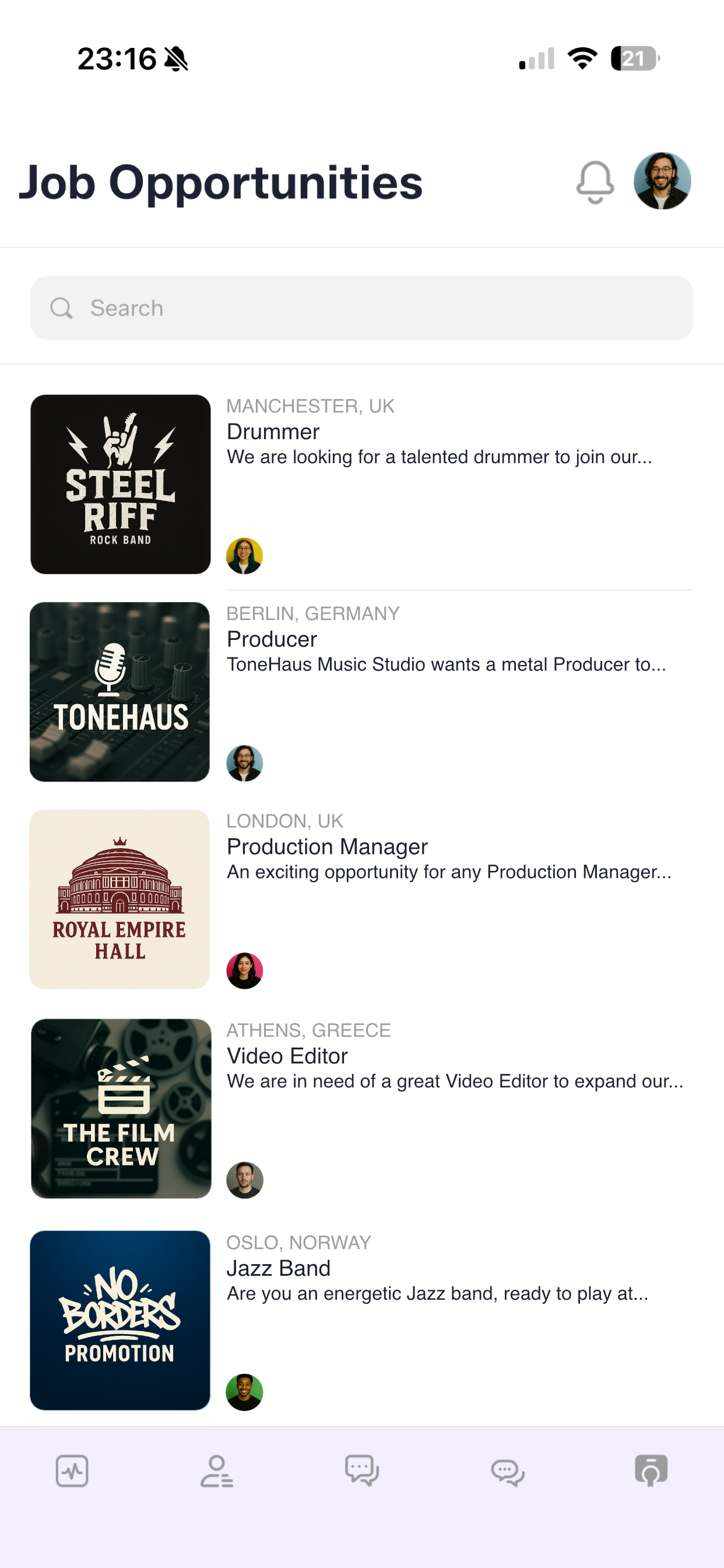 ATAT job opportunities mockup